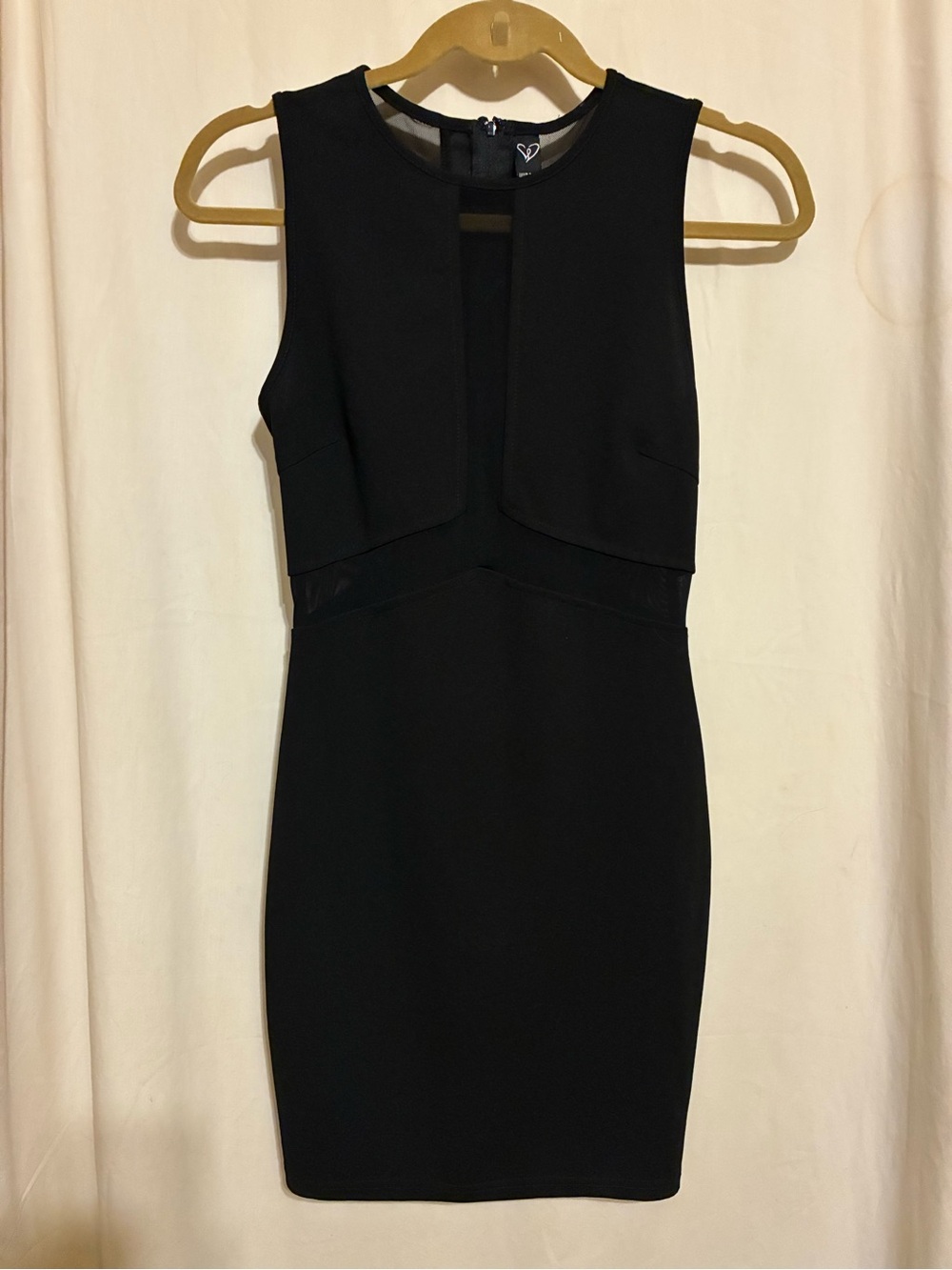 Windsor Dress with Sheer Mesh Detail